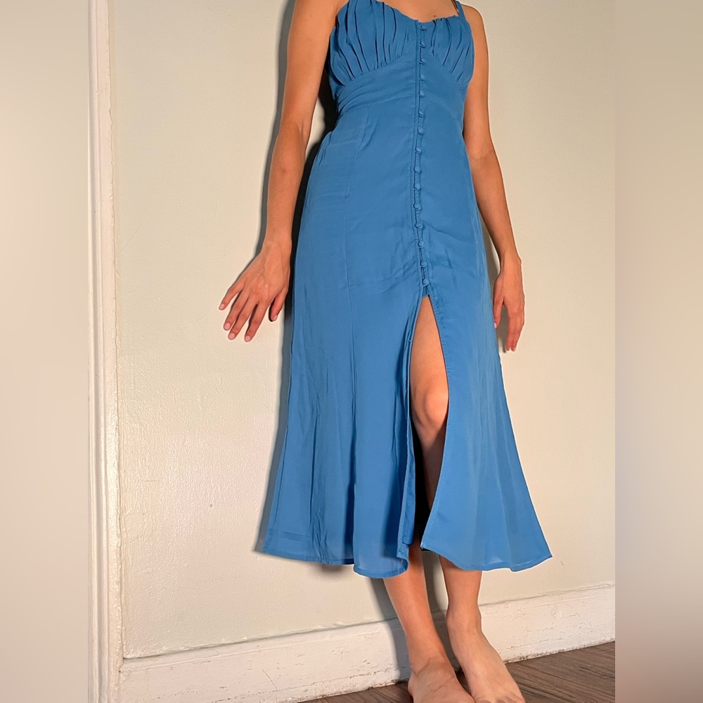 Abercrombie, Blue Midi Dress